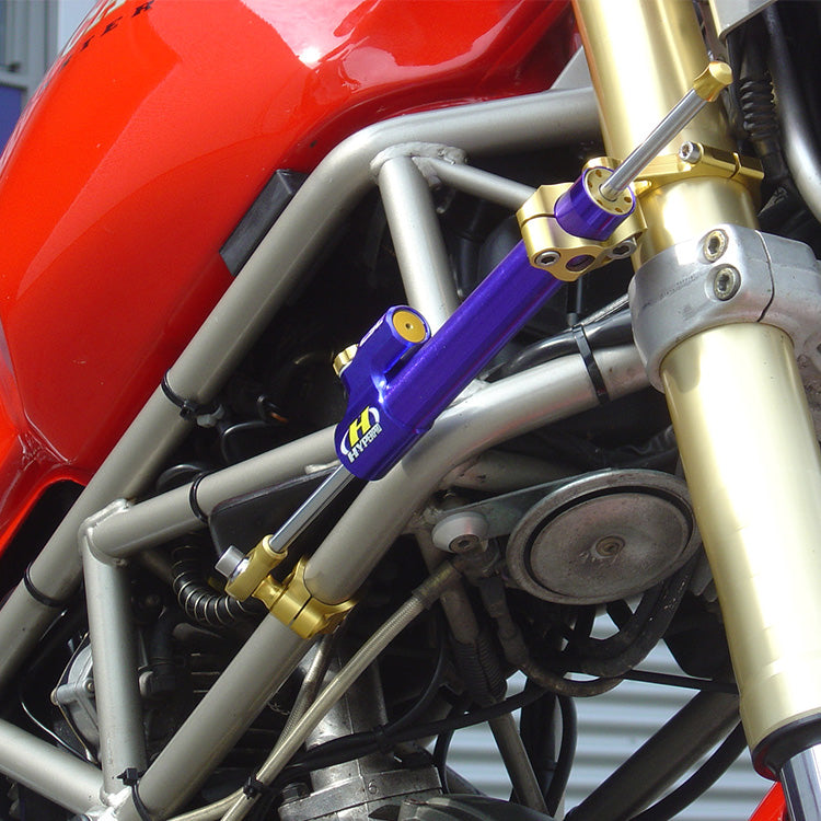 FIJA DE LA FIJA DE KIT PARA HYPERPRO DUCATI M 400 ABSOMBRADOR DE CLACHO DE DIRECCIÓN (OHLINS DAÑO) 1993-1995