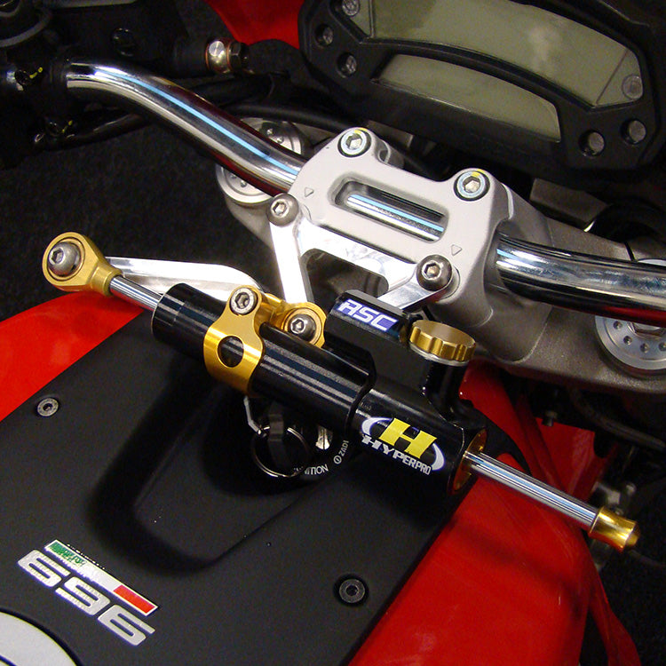 Fixing kit per anodizzato nero più ripido Black Hyperpro Ducati Monster 1100 2009