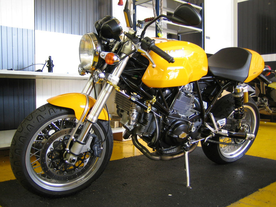 Kit-Fixing für Hyperpro Ducati Sport 1000 2006-2009 Schwarzer Anodierversetzt