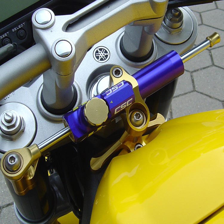 Kit-Fixierung für Hyperpro Yamaha FZ1 2006-2010 Schwarzer anodierter Richtungsschockdämpfer