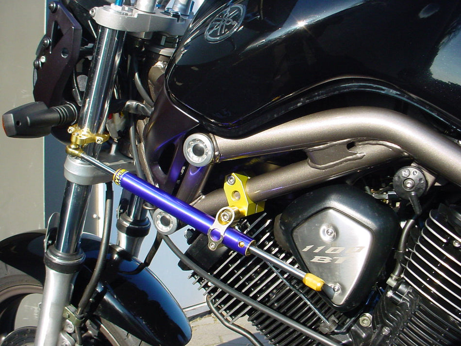 Kit Fixing für Hyperpro Yamaha BT 1100 Bulldog 2001 Schwarzer Highlight -Stoßdämpfer