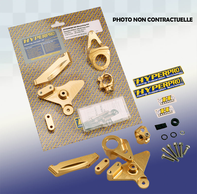 Kit fixation pour amortisseur de direction HYPERPRO aprilia RS250 REPLICA 1998-2001