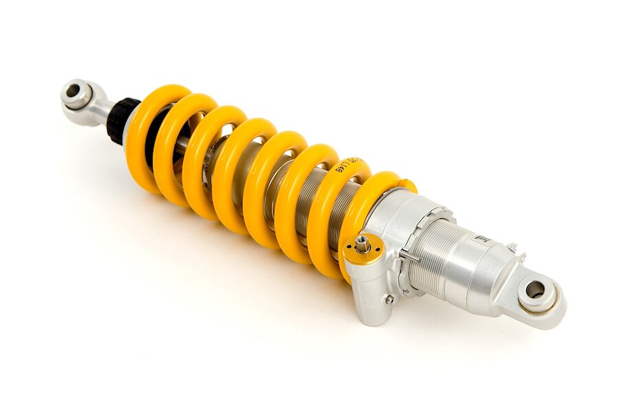 Heck -Stoßdämpfer Öhlins BM 650 BMW R Nine T -Rennfahrer von 2018